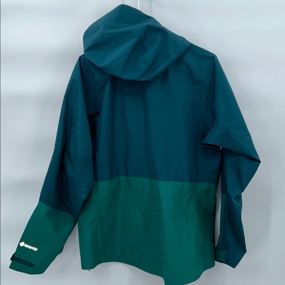 REI Co-op Gore-Tex Hooded Rain Jacket Teal Green Women’s Large - Picture 5 of 13